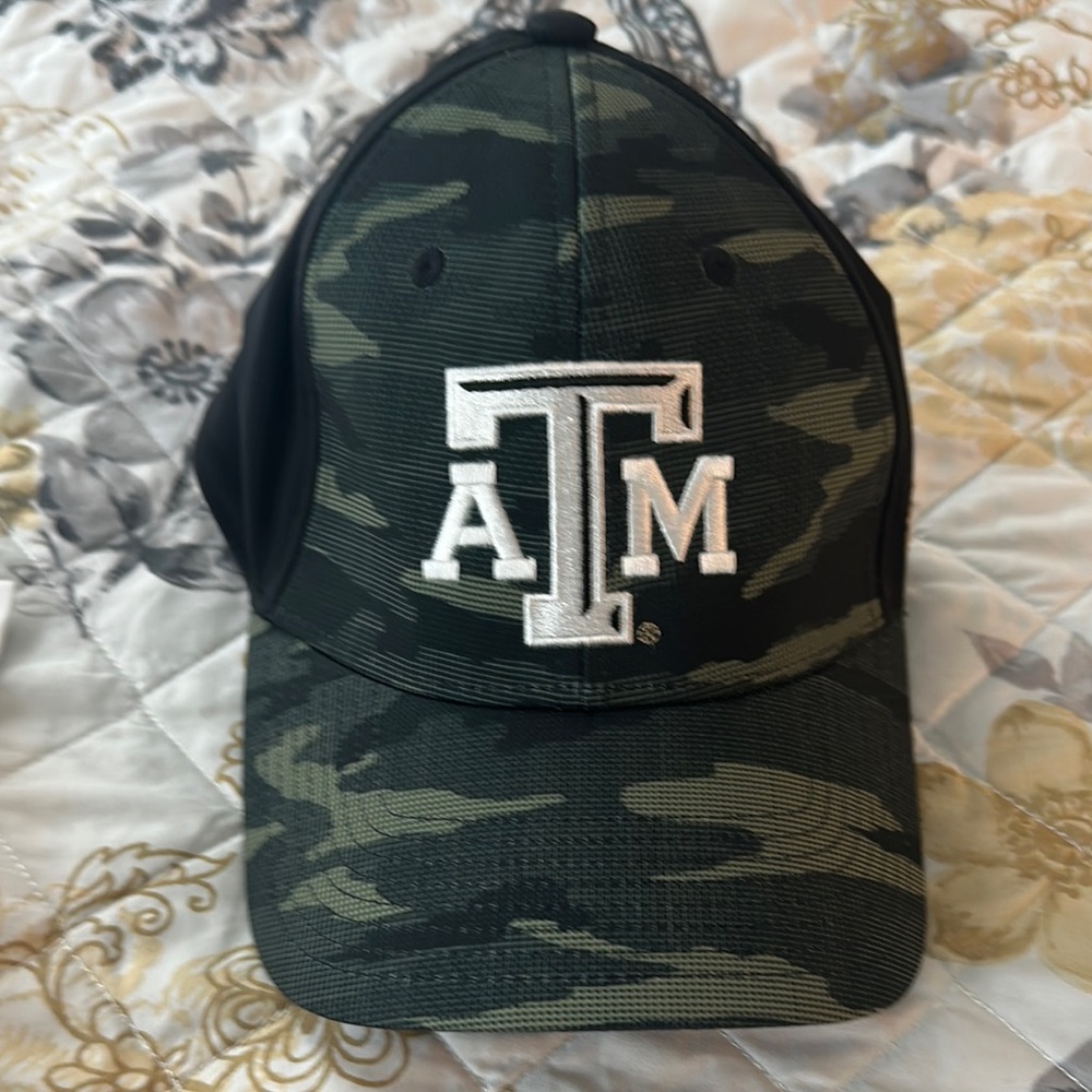 Camo Cap with Embroidered Logo